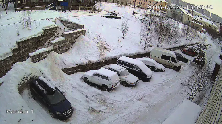 RVi-IPC43L (2.7-12 мм). Демонстрационная запись #2 (Дневная съемка). www.Video-Murmansk.ru