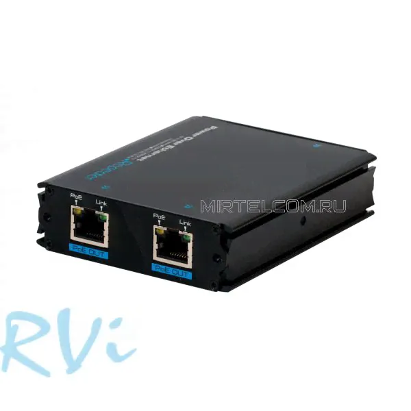 Повторитель линии RVi-PR (удлинитель PoE на 2 камеры)