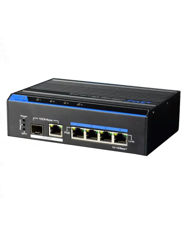 RVi-NS0402 V.2 Сетевой коммутатор. 6 портов 10/100 Мбит/с, Суммарная мощность потребителей: 60 Вт.-0