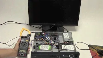 Фактическое энергопотребление IP видеорегистратора RVi IPN16/2-8P с двумя жесткими дисками