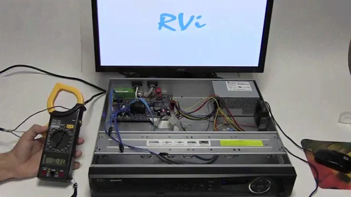 Фактическое энергопотребление IP видеорегистратора RVi IPN16/4 PRO без жесткого диска