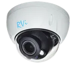 RVi-1ACD202M (2.7-12 мм) white 2 мп уличная купольная мультиформатная видеокамера с ик подсветкой до 30м